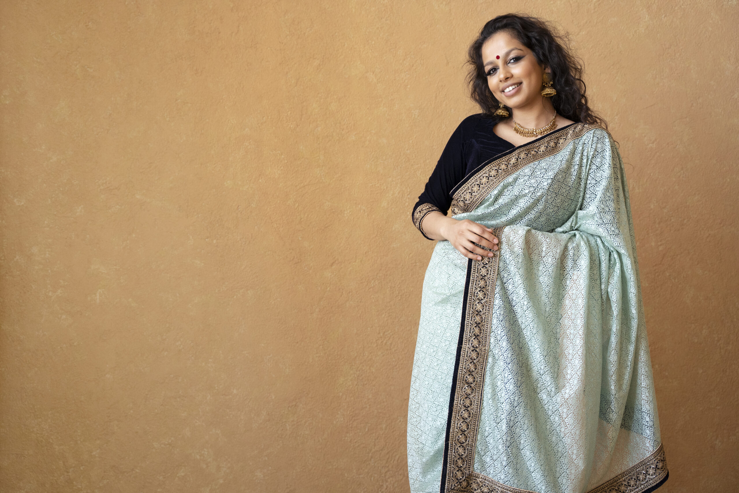 young-indian-woman-wearing-sari